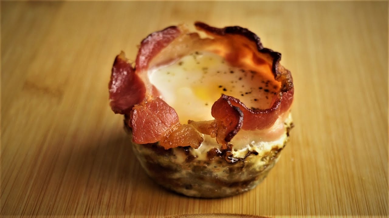 The Best Hash Browns Breakfast Cups - Bacon And Egg Muffins