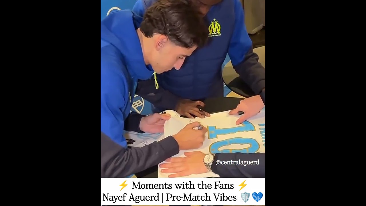 Nayef Aguerd 🇲🇦 | Pre-Match Moments with Fans! ⚡