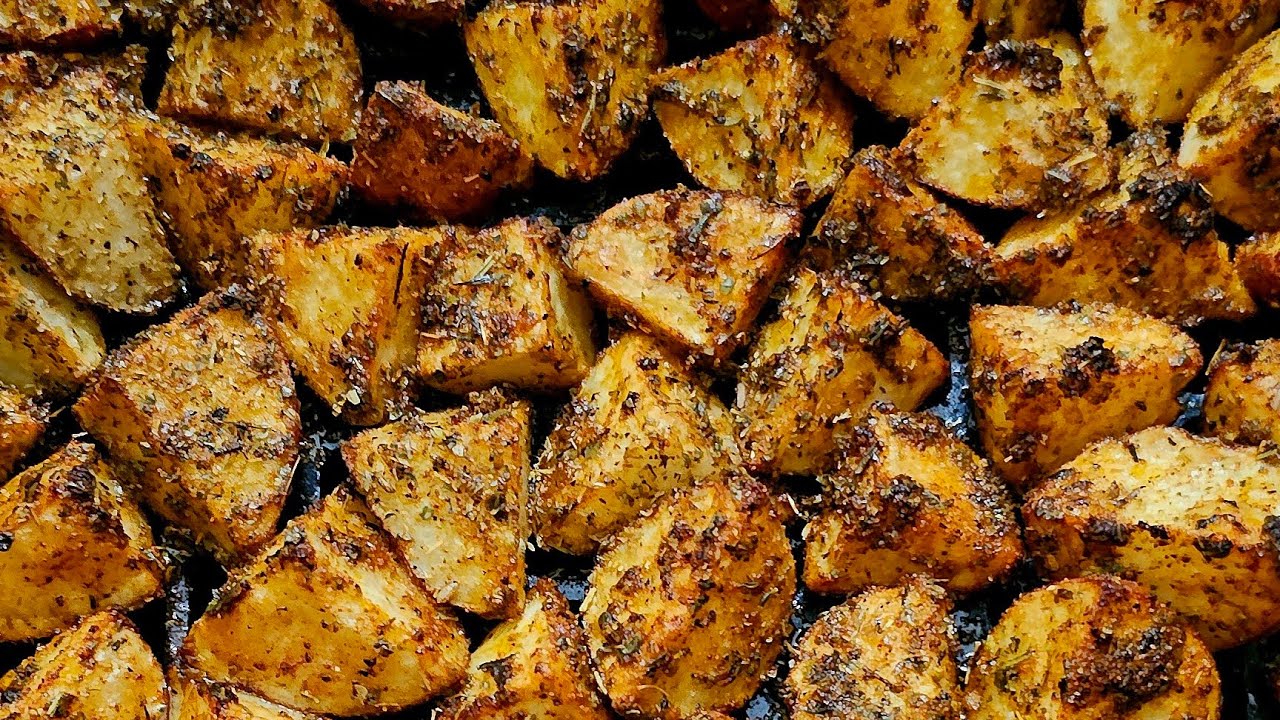 Air Fryer Roasted Potatoes in 15min No Flip No Shake Easy Air Fryer Recipes Must Try in AirFryer