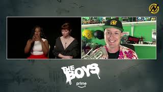 Susan Heyward & Valorie Curry from The Boys