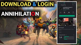 How To Download ANIHILATION MOBILE 🔔 How To Log in ANNIHILATION Game | New Update Annihilation 2022 screenshot 5