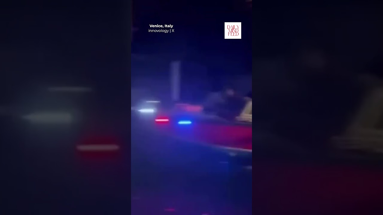 Venice’s Unique Firefighters Responding to Emergencies Without Roads. 