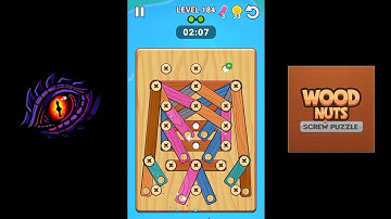 Wood nuts : screw puzzle level 184 / wood screw puzzle level 184