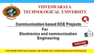 Communication based Projects for electronics and communication engineering
