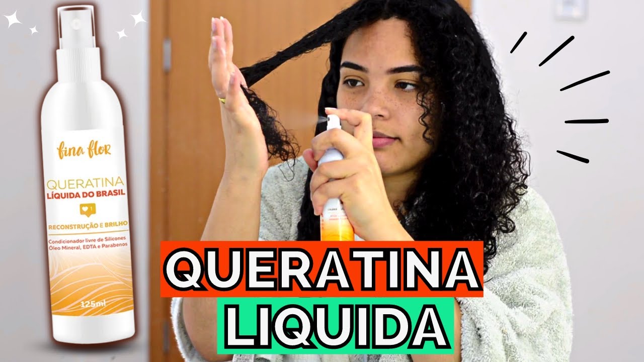 COMO USAR QUERATINA LIQUIDA NO CABELO CACHEADO DE UMA FORMA SIMPLES | Andreza Siqueira