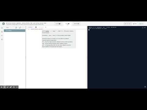 Hello world in Python 3