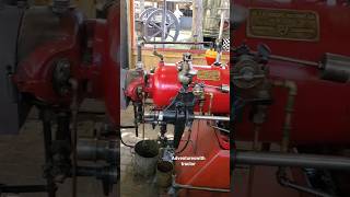Large stationary hot bulb engine. #antiquetractor  #antiquefarm #tractor