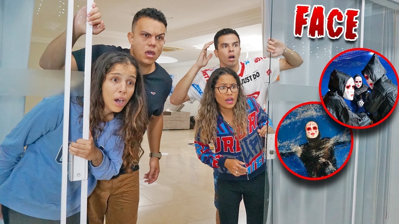 JOGAMOS O FACE NA PISCINA! - ELES SE REVOLTARAM! - (MUITO MEDO)
