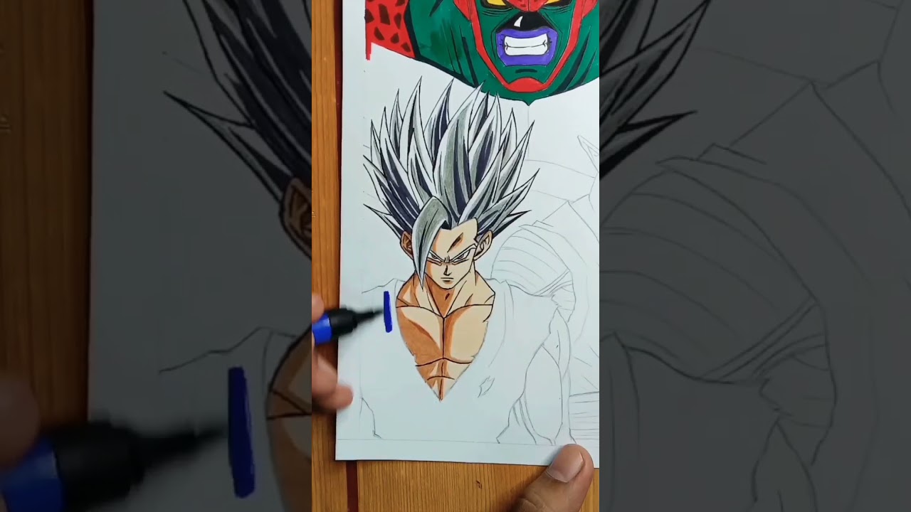 Dragon Ball super heroes 😍 poster drawing🔥