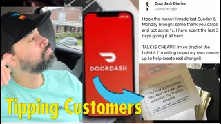 DoorDash Driver Gives BACK His TIP Money @DoordashDiaries