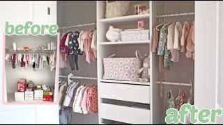 DIY SMALL CLOSET MAKEOVER/TRANSFORMATION | Closet Organization Ideas !!