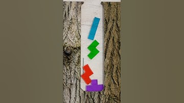 Tetris Digital Clock Number 1 Down to Zero Challenge - Softbody Simulation V32