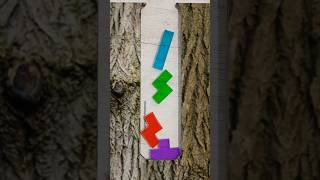 Tetris Digital Clock Number 1 Down to Zero Challenge - Softbody Simulation V32