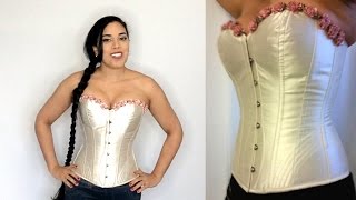 CORSETS-UK (CORSET-STORY) 'Instant Shape' Ivory Overbust Review | Lucy's Corsetry