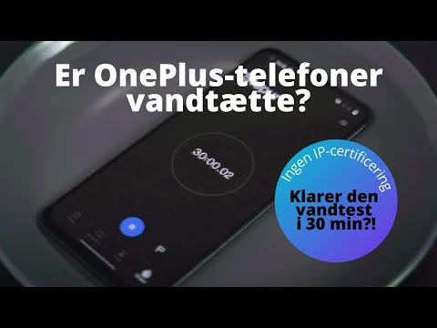 Video: Er OnePlus one-telefon vandtæt?
