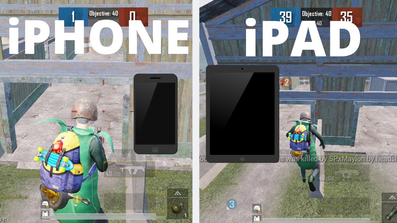 iPad View on iPhone - PUBG Mobile - YouTube