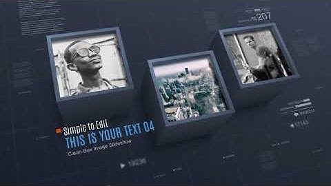 (Video Displays) Clean Box Image Slideshow by byungchan | After Effects Template #Videohive