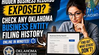 How to check business entity filing history online in Oklahoma