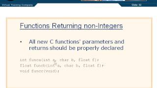 Functions Returning Non integers - 04 - Chapter 05