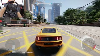 Ford Mustang GT - Test Drive Unlimited Solar Crown | Steering wheel gameplay screenshot 3