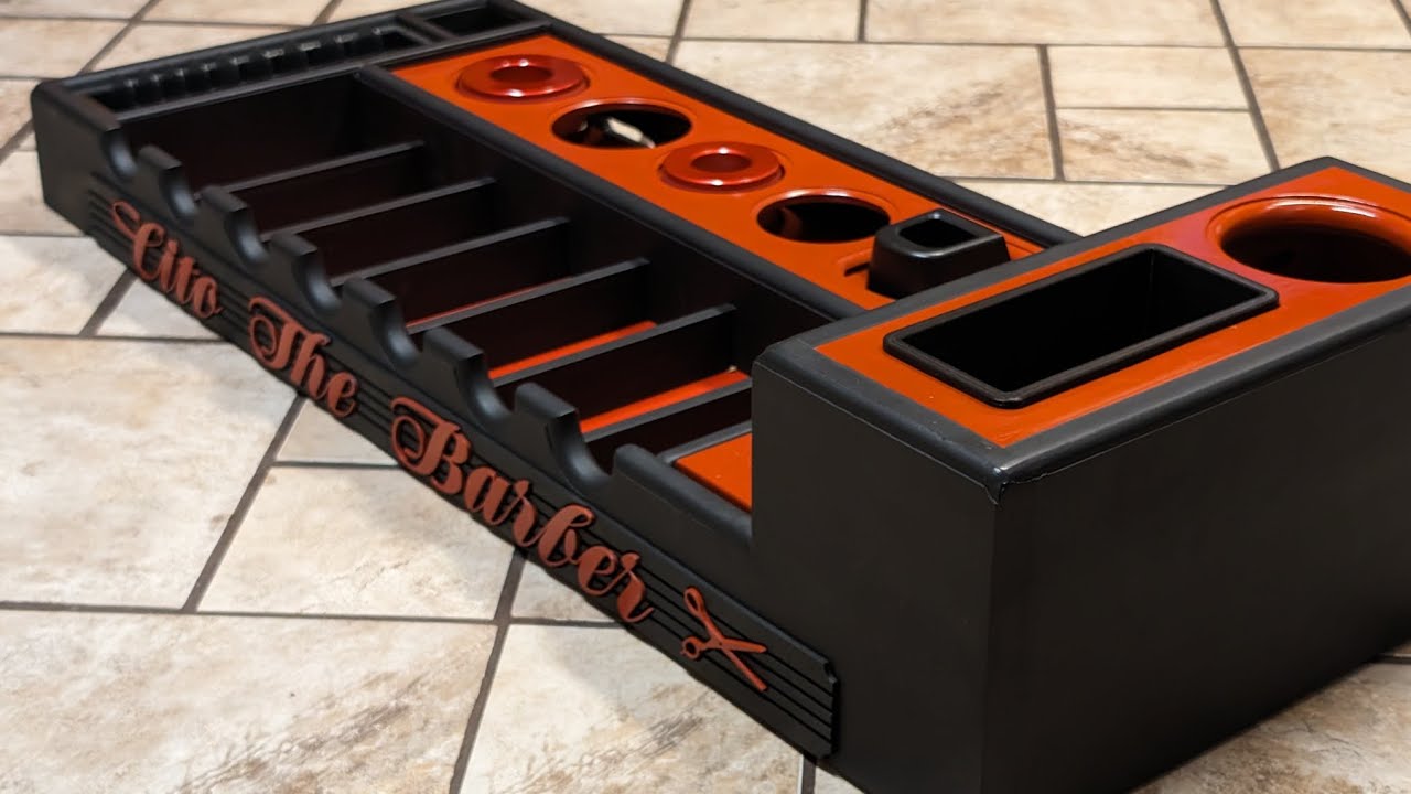 Barber's Custom Organizer Station