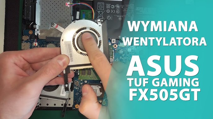 Asus TUF565 series : how to remove and change the fan 