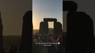 Spring Equinox from Inside Stonehenge 20.03.2022 #equinox #stonehenge #sunrise #spring