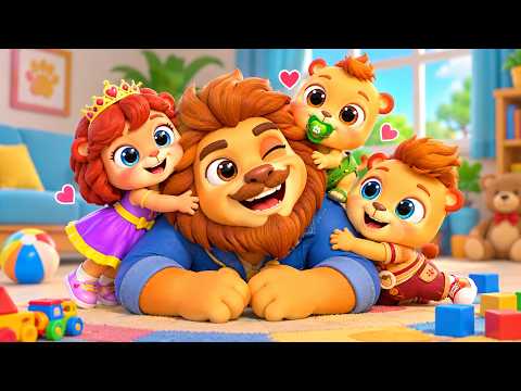 NEW Super Dad Song | Family Time | Nursery Rhymes & Toddler Songs | Leo Kids Songs