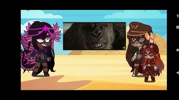 Kaiju girls react to Godzilla x Kong The New Empire part 6: Godzilla vs Kong