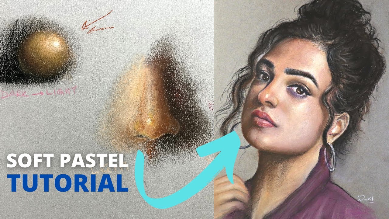 How to Get Skintones Using Soft Pastels | Artist Ankit Jasmatiya