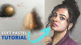 How to Get Skintones Using Soft Pastels | Artist Ankit Jasmatiya screenshot 5