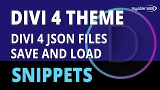 Famous Divi 4 Json Files Save And Load Net Worth