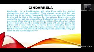 CINDERELLA VS BAWANG PUTIH BAWANG MERAH (English-Indonesian Translation) By Nestrin Uang