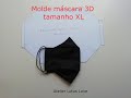 Molde mascara 3D parte 1 / 3D Mask template part 1