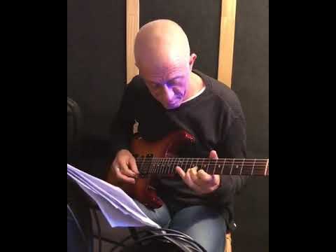 Avi Singolda Recording Electric Guitar For The Upcoming Shloime Daskal Album Hartzig 3 