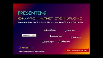 How to Write Envato Market Item Name and Description for Envato Market Upload Product | Item Title