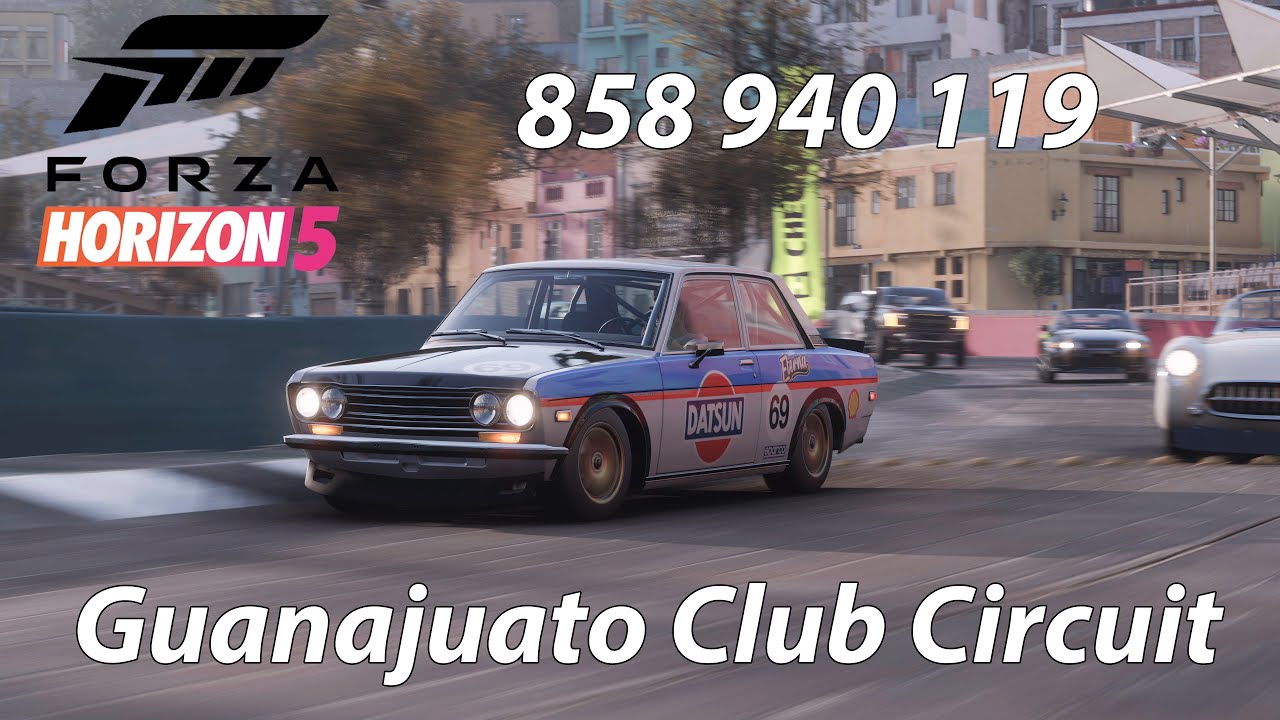 Forza Horizon 5 Guanajuato Club Circuit (Custom Track) YouTube