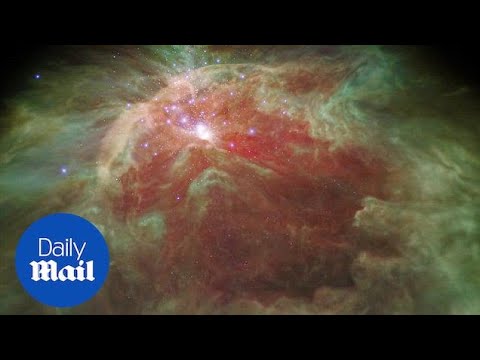 Incredible Nasa visualization of Orion Nebula and Milky Way - Daily Mail