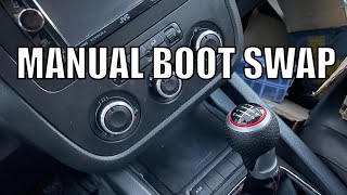 DIY Install Manual Transmission Shift Boot 🥾 & Knob Swap Bought Off eBay / Amazon By Mistake 🤷