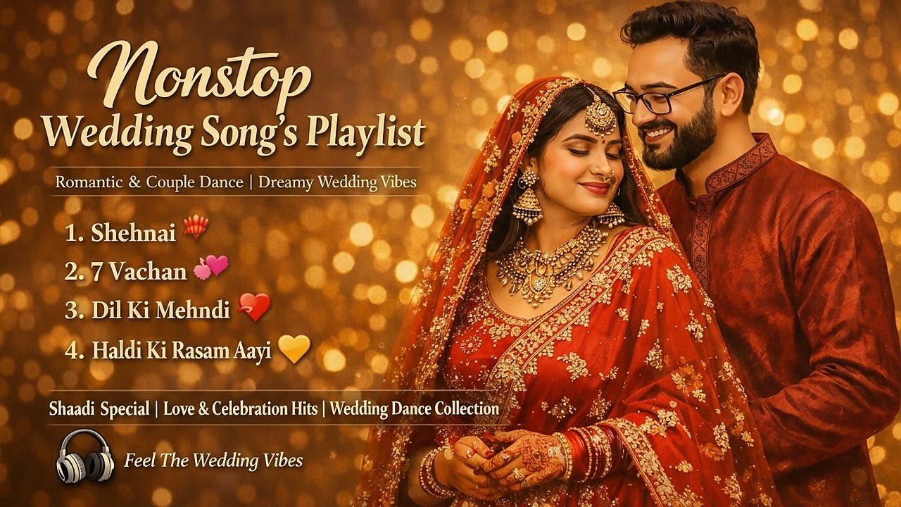Nonstop Wedding Song’s Playlist 2026 💛❤️ | Romantic & Couple Dance Songs | Dreamy Shaadi Vibes