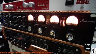 Sound check Studio master VTX2 Tube Compressor  (Acoustic guitar) by Mr.Suwat Wat