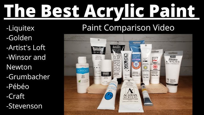 Acrylic Painting Supplies for Beginners: The Essential Tools You Need to  Get Started 