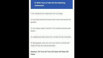 DAV Class 4 Science Chapter 7 Food