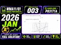 WMA11/01 | P1 Jan 2026 | Q3 Explained Step-by-Step | P83171A | Edexcel Pure Math | IAL Maths