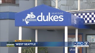 VIDEO: Health officials shut down Duke’s Seafood on Alki