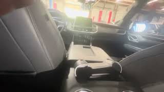 2021-2024 Chevy Suburban rear HVAC control replacement.