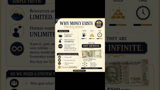 why money exists, economics explained #meragyaansetu #financialfreedom #financialliteracy