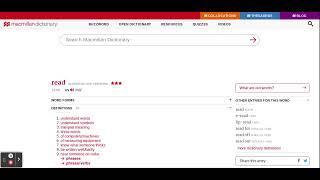 Macmillan Dictionary on Chromebook