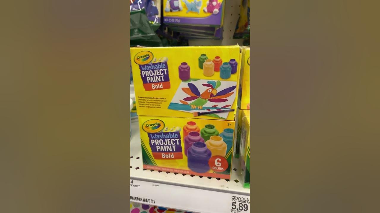 Unboxing Crayola Washable Project Paints 