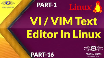 16 | VI / VIM Text Editor In Linux | Linux VI Editor | Linux VIM Editor | (Part-1) (Hindi/Urdu)